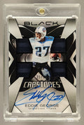 2025 Panini Black Eddie George CAP-EGE Football - Capstones /50 Titans image 0