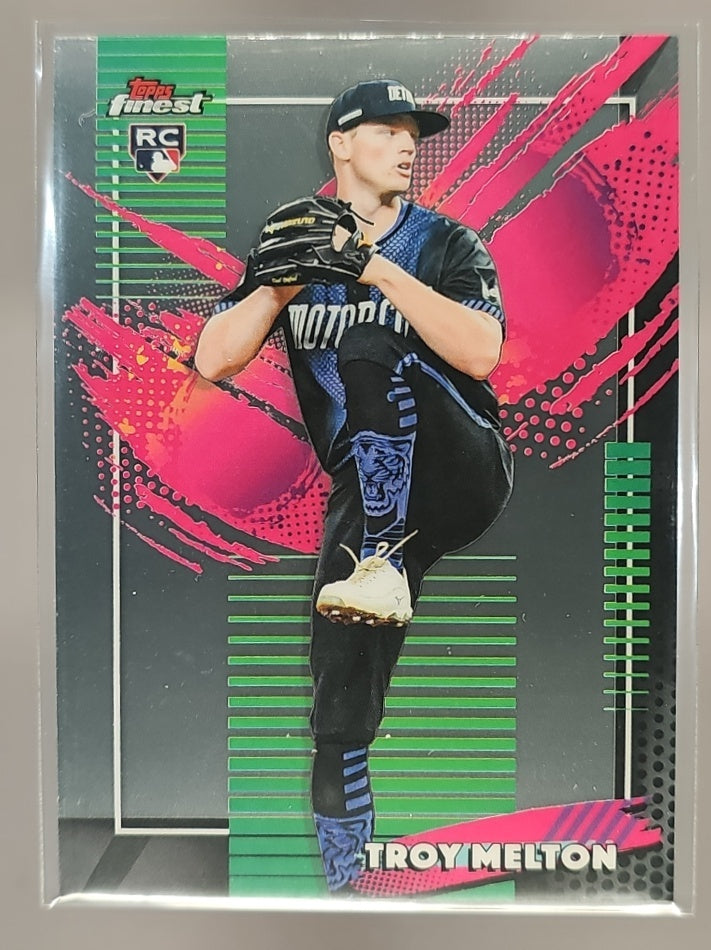 2026 Topps Finest Troy Melton #230 Rare RC Tigers image 0