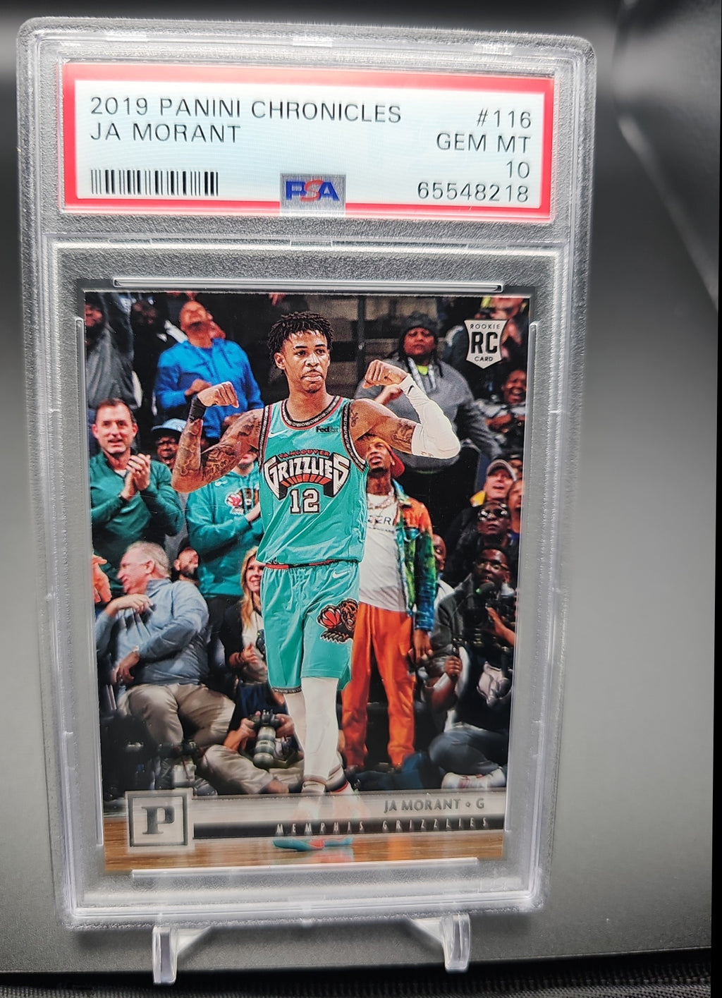2019-20 Panini Chronicles Ja Morant #116 RC Grizzlies PSA 10 PSA 10.0 image 0