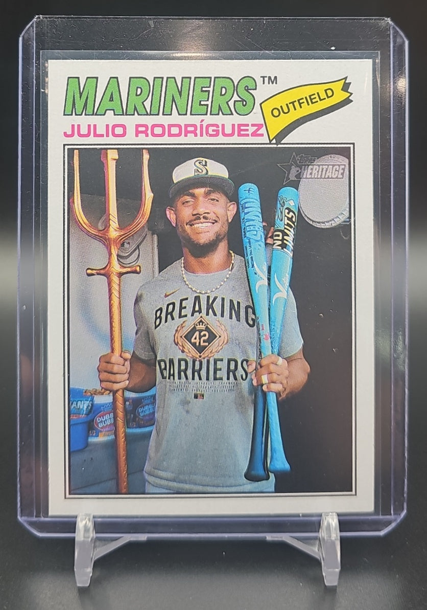 2026 Topps Heritage Julio Rodriguez #240 Image Variation Mariners image 0