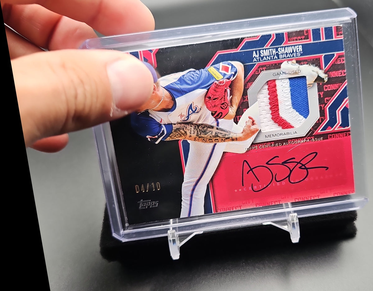 2025 Topps AJ Smith-Shawver #CCA2-AS City Connect Swatch Collection Auto Relic Series Two Black /10 image 0