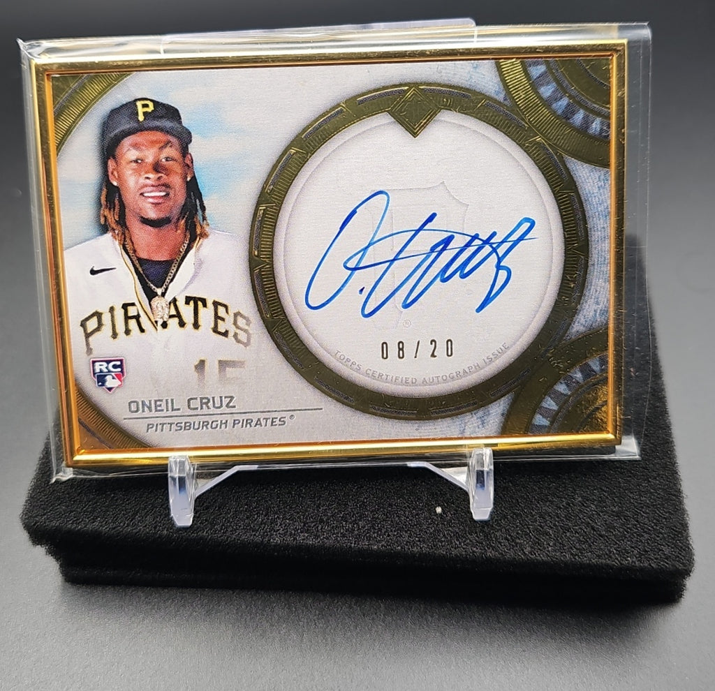 2022 Topps Transcendent Collection Oneil Cruz #TCVA-OC Image Variation Auto /20 RC image 0