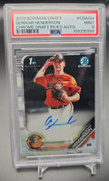 2019 Bowman Draft Gunnar Henderson #CDA-GH Chrome Pick Auto 1st Prospect PSA 9 PSA 9.0 image 0