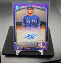 2025 Bowman Chrome Elorky Rodriguez #CPA-ER Auto Purple Refractor /250 1st Prospect image 0