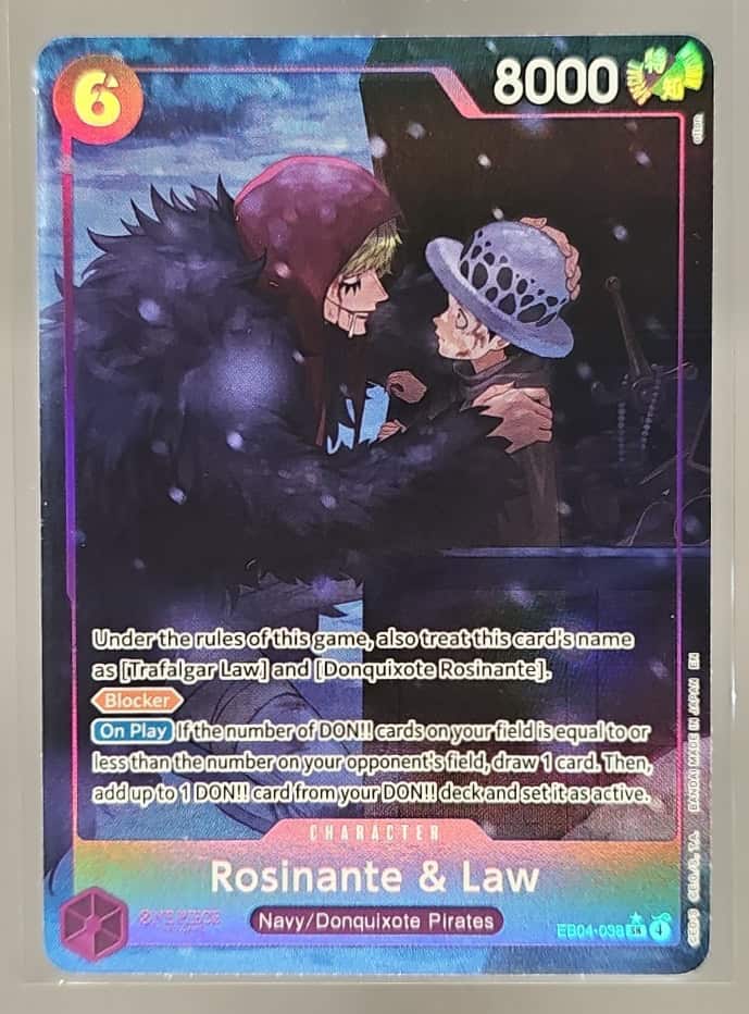 2026 One Piece Egghead Crisis Rosinante & Law #EB04-038 Character image 0
